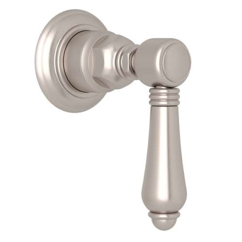 A4912LMSTNTO Trim for Volume Control and 4-Port Dedicated Diverter with Metal Lever Handle, Satin Nickel