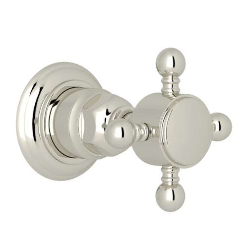 A4912XMPNTO Trim for Volume Control and 4-Port Dedicated Diverter with Cross Handle, Polished Nickel
