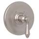 A4914LMSTN Trim Plate without Volume Control with Metal Lever Handle, Satin Nickel