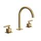 AP08D3LMAG Apothecary Widespread Bathroom Faucet with C-Spout & Lever Handle, Antique Gold