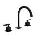 AP08D3LMMB Apothecary Widespread Bathroom Faucet with C-Spout & Lever Handle, Matte Black