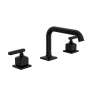 AP09D3LMMB Apothecary Widespread Bathroom Faucet with U-Spout & Lever Handle, Matte Black