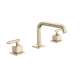 AP09D3LMSTN Apothecary Widespread Bathroom Faucet with U-Spout & Lever Handle, Satin Nickel