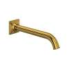 AP16W1ULB Apothecary Wall Mount Tub Spout, Unlacquered Brass