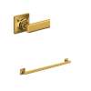 AP25WTB24ULB Apothecary 24-in Towel Bar, Unlacquered Brass