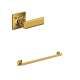 AP25WTB24ULB Apothecary 24-in Towel Bar, Unlacquered Brass