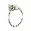 AP25WTRPN Apothecary Towel Ring, Polished Nickel