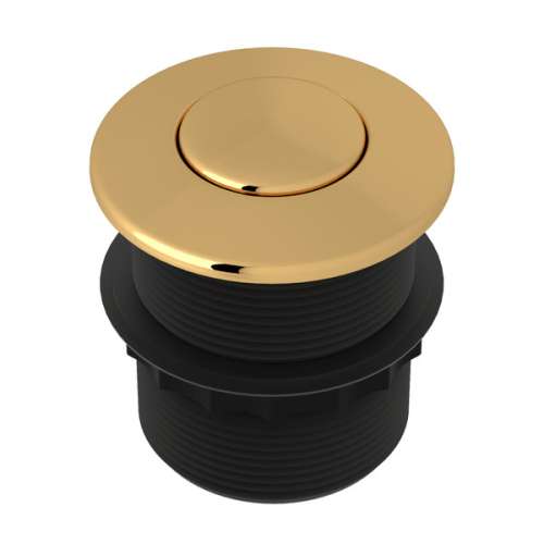 AS425IB Air Activated Switch Button Only for Waste Disposal, Italian Brass
