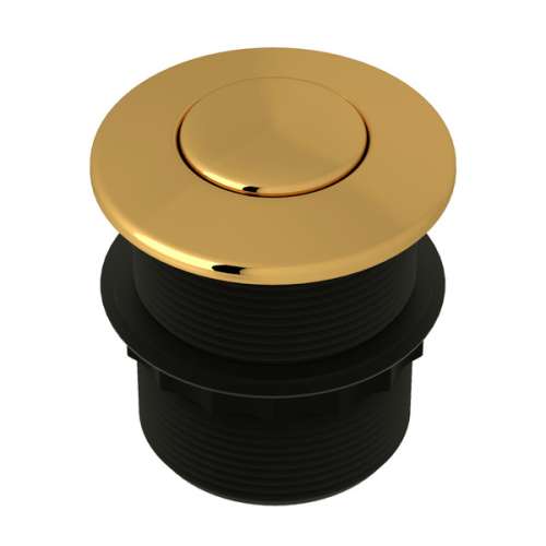 AS425ULB Air Activated Switch Button Only for Waste Disposal, Unlacquered Brass
