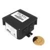 AS450ULB Air Activated Switch Button with Control Box for Waste Disposal, Unlacquered Brass