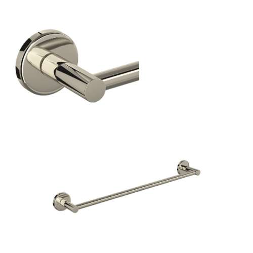 LO1/18PN Lombardia 18-in Wall Mount Single Towel Bar, Polished Nickel