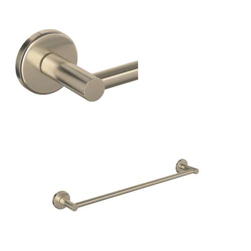 LO1/18STN Lombardia 18-in Wall Mount Single Towel Bar, Satin Nickel