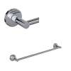 LO1/24APC Lombardia 24-in Wall Mount Single Towel Bar, Polished Chrome