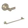 LO1/24STN Lombardia 24-in Wall Mount Single Towel Bar, Satin Nickel