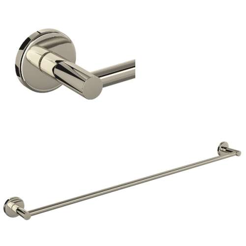 LO1/30PN Lombardia 30-in Wall Mount Single Towel Bar, Polished Nickel