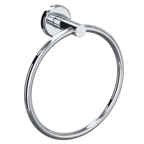 LO4APC Lombardia Wall Mount Towel Ring, Polished Chrome