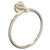 LO4STN Lombardia Wall Mount Towel Ring, Satin Nickel