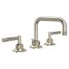MB-2009LMPN-2 Graceline U-Spout Widespread Bathroom Faucet with Metal Lever Handle, Polished Nickel