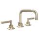 MB-2009LMSTN-2 Graceline U-Spout Widespread Bathroom Faucet with Metal Lever Handle, Satin Nickel