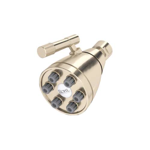 MB0190STN Graceline 3-in 6-Jet Adjustable Showerhead, Satin Nickel