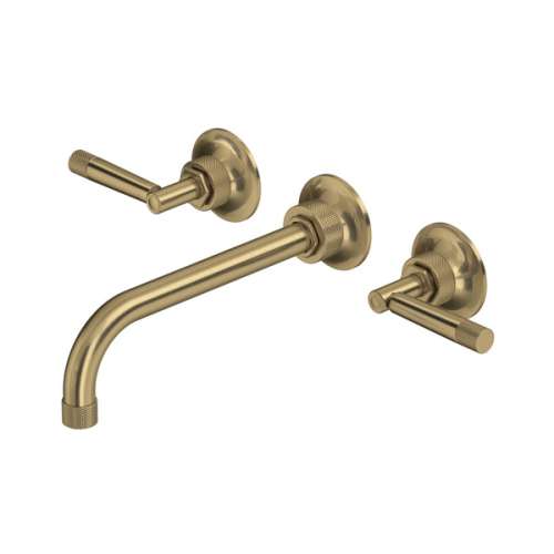 MB2037LMAGTO Graceline Wall Mount Tub Filler, Antique Gold