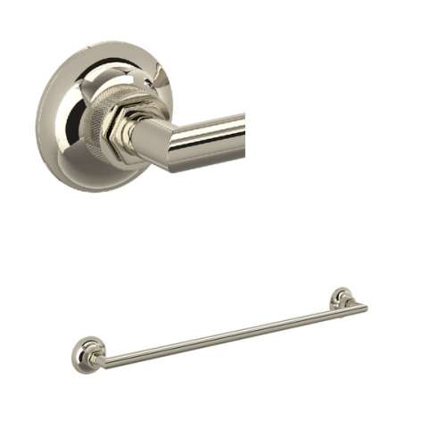 MBG1/24PN Graceline 24-in Wall Mount Single Towel Bar, Polished Nickel