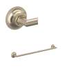 MBG1/24STN Graceline 24-in Wall Mount Single Towel Bar, Satin Nickel