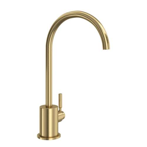 R7517AG Lux C-Spout Filter Faucet with Metal Lever Handle, Antique Gold