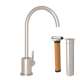 RKIT7517SB Lux C-Spout Filter Faucet with Metal Lever Handle, Brushed Stainless Steel