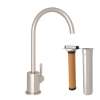 RKIT7517STN Lux C-Spout Filter Faucet with Metal Lever Handle, Satin Nickel
