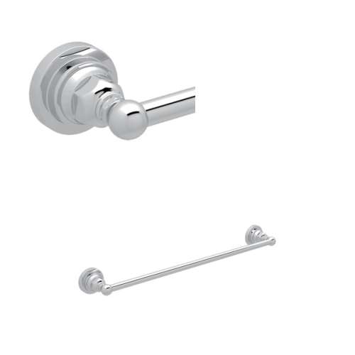 ROT1/18APC 18-in Wall Mount Single Towel Bar, Polished Chrome