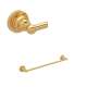 ROT1/18IB 18-in Wall Mount Single Towel Bar, Italian Brass
