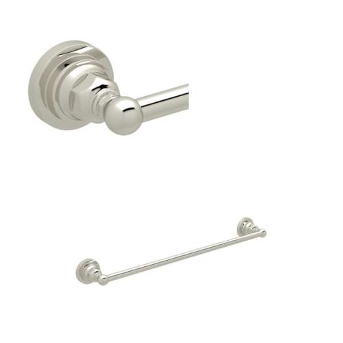ROT1/18PN 18-in Wall Mount Single Towel Bar, Polished Nickel