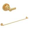 ROT1/30IB 30-in Wall Mount Single Towel Bar, Italian Brass