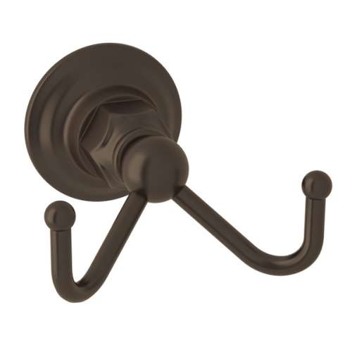 ROT7DTCB Wall Mount Double Robe Hook, Tuscan Brass
