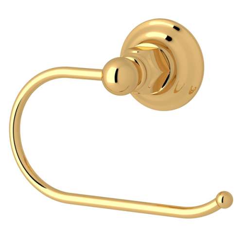 ROT8ULB Wall Mount Toilet Paper Holder, Unlacquered Brass