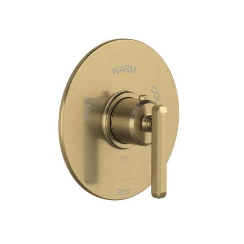 TAP13W1LMAG Apothecary 3/4-in Thermostatic Trim without Volume Control with Lever Handle, Antique Gold