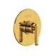 TAP13W1LMULB Apothecary 3/4-in Thermostatic Trim without Volume Control with Lever Handle, Unlacquered Brass
