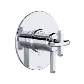 TAP44W1LMAPC Apothecary 1/2-in Thermostatic and Pressure Balance Trim with 2 Functions with Lever Handle