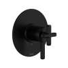 TAP45W1LMMB Apothecary 1/2-in Thermostatic and Pressure Balance Trim with 5 Functions with Lever Handle, Matte Black