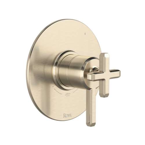 TAP47W1LMSTN Apothecary 1/2-in Thermostatic and Pressure Balance Trim with 3 Functions with Lever Handle, Satin Nickel