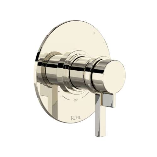 TLB45W1LMPN Lombardia 1/2-in Thermostatic and Pressure Balance Trim with 5 Functions with Lever Handle, Polished Nickel