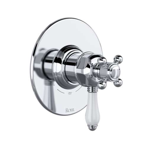 TTD44W1LPAPC 1/2-in Thermostatic and Pressure Balance Trim with 2 Functions with Lever Handle, Polished Chrome