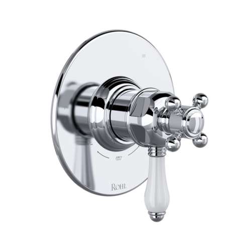 TTD47W1LPAPC 1/2-in Thermostatic and Pressure Balance Trim with 3 Functions with Lever Handle, Polished Chrome