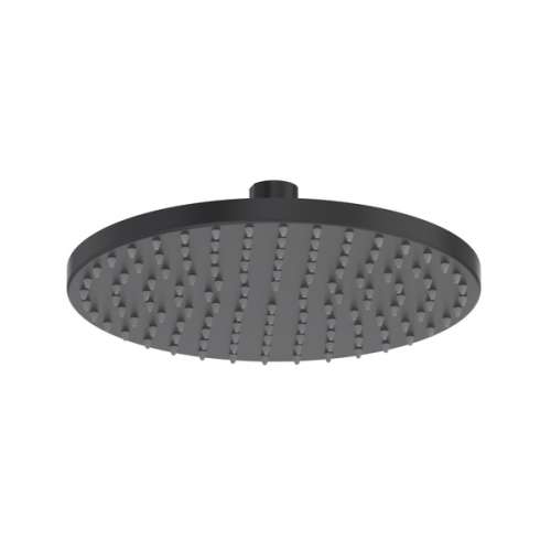 468BK 8-in Rain Showerhead, Black