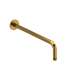 503BG 16-in Wall Mount Shower Arm with Round Escutcheon, Brushed Gold