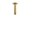 508BG 6-in Ceiling Mount Shower Arm with Round Escutcheon, Brushed Gold