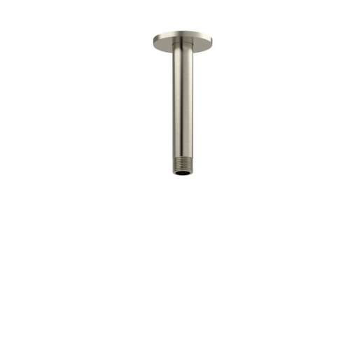 508BN 6-in Ceiling Mount Shower Arm with Round Escutcheon, Brushed Nickel