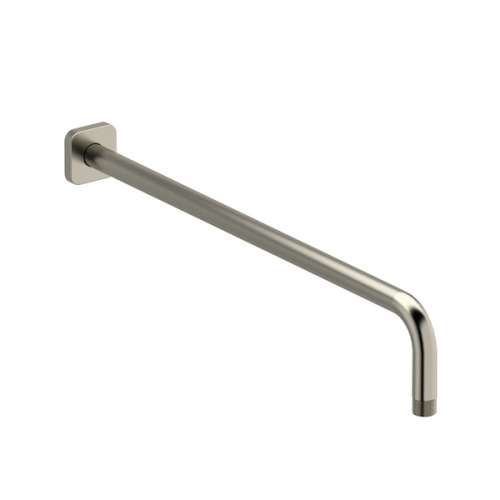 573BN 20-in Wall Mount Shower Arm with Square Escutcheon, Brushed Nickel