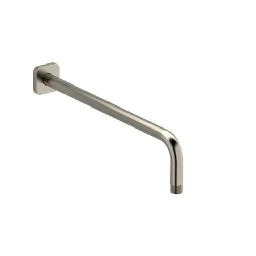 574BN 16-in Wall Mount Shower Arm with Square Escutcheon, Brushed Nickel